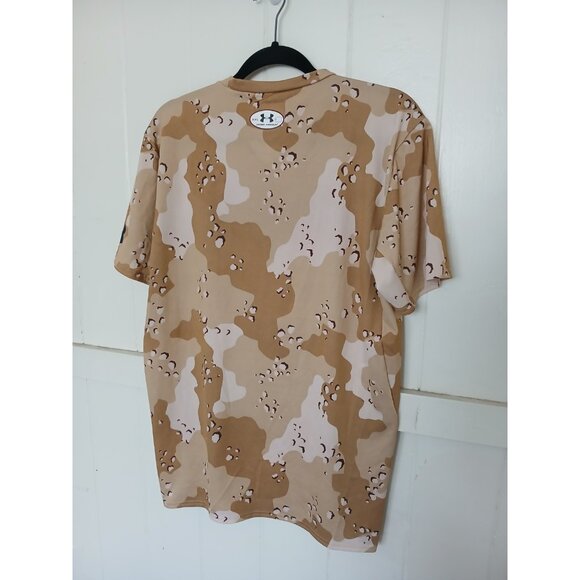 Batman × Under Armour Mens Shirt Heatgear Compression Chocolate Chip Camo 2XL - Picture 6 of 11